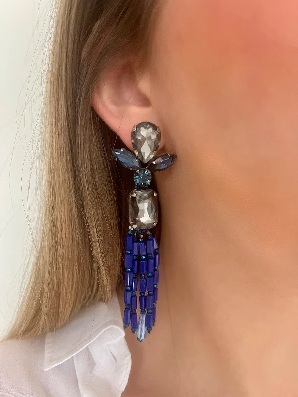 Blue Delilah Earrings