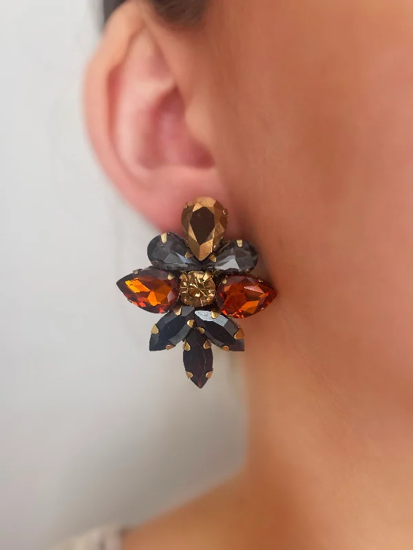 Cognac Aria Earrings