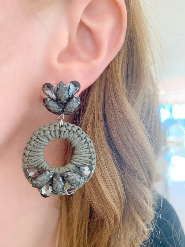 Grey Elora Earrings