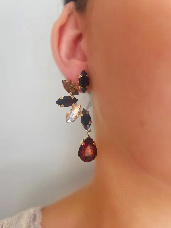 Cognac Scarlett Earrings