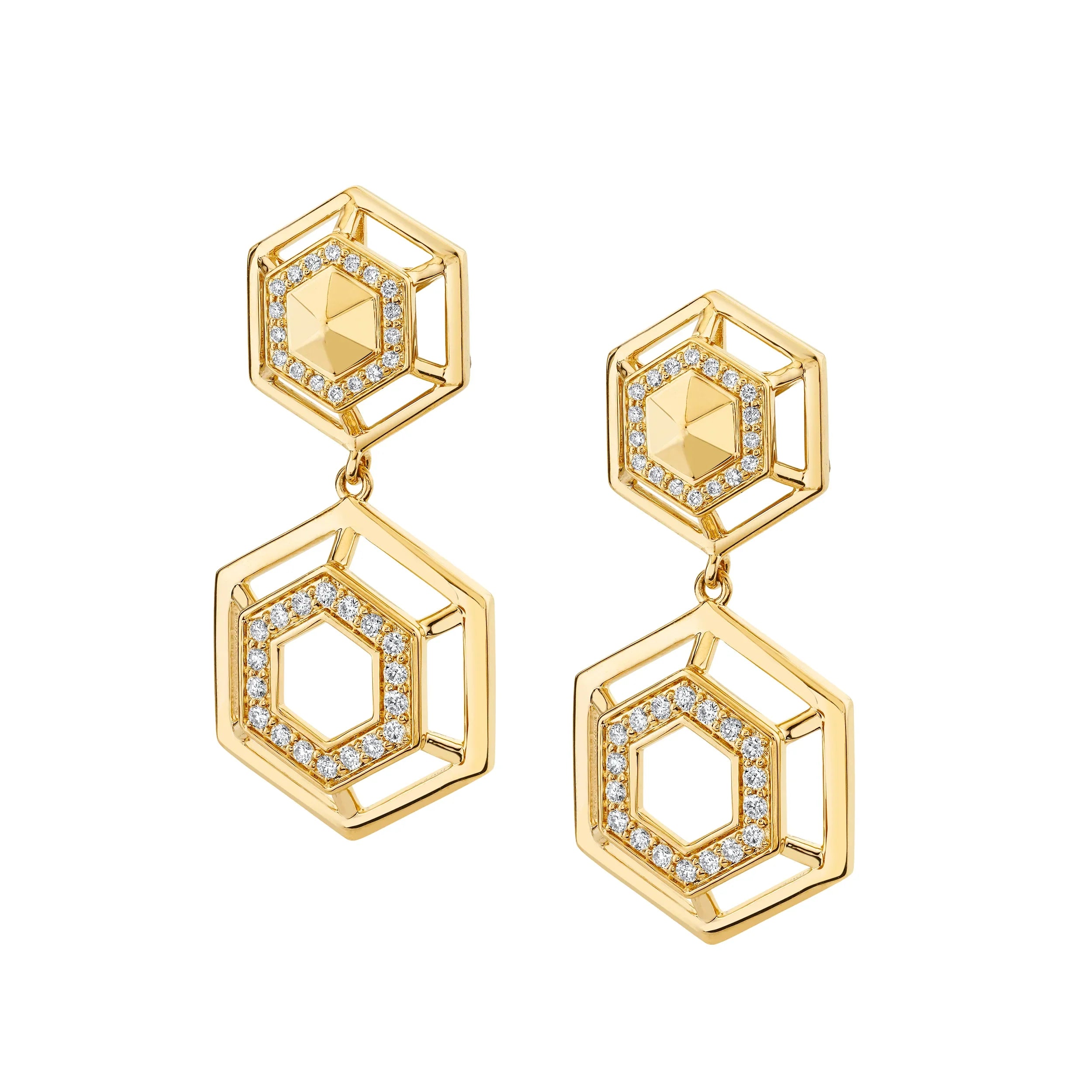 Hex Truss Cocktail Earrings ER512