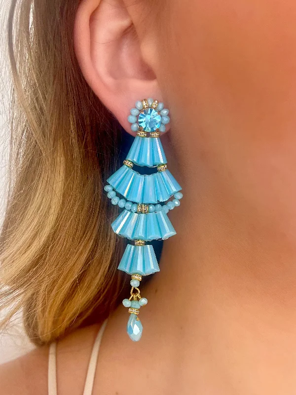 Blue Brielle Earrings