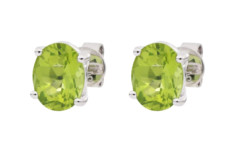 Peridot Ladies Earrings (Peridot 3.72 cts.)