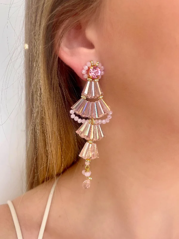 Pink Brielle Earrings