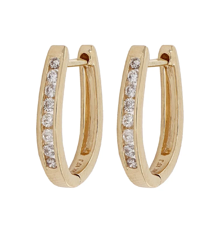 White Diamond Ladies Earrings (White Diamond 0.25 cts.)