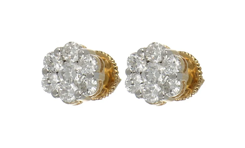 White Diamond Ladies Earrings (White Diamond 1.5 cts.)