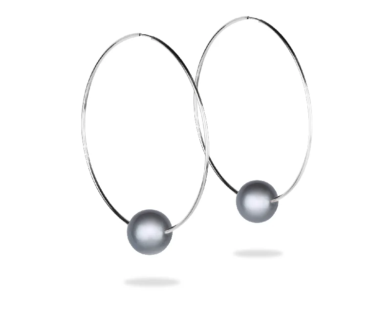 Biltmore Hoop Earrings | Tahitian