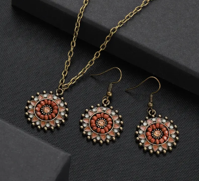 Beautiful Boho Necklace and Earring Set