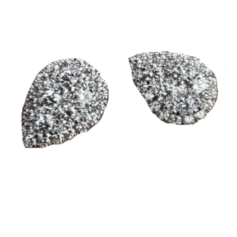 Diamond Pear Shape Earrings