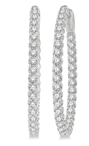 Diamonds Hoops