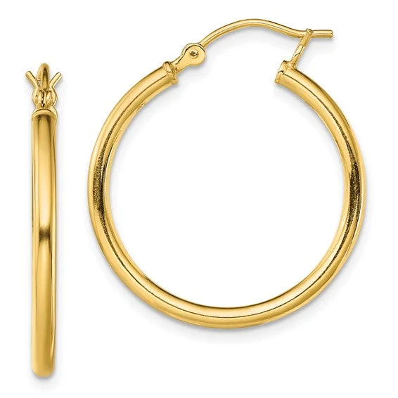 Gold Tone Hoops