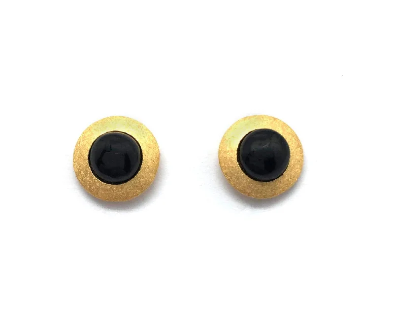 Golden Spinel Studs