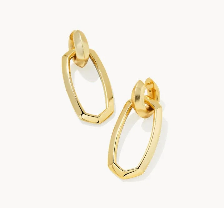 Kendra Scott "Danielle" Two-Tone Reversible Earrings