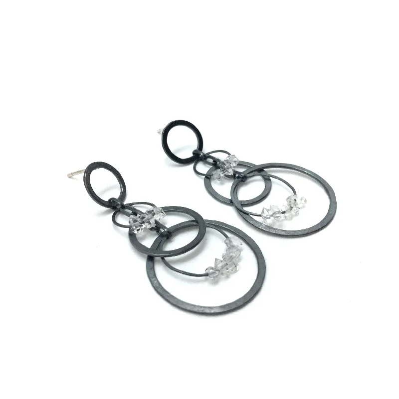 Oxi Circle Link Earrings