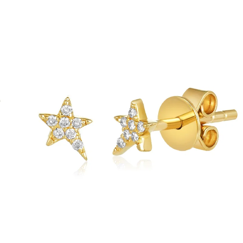 Petite Pave Star Stud