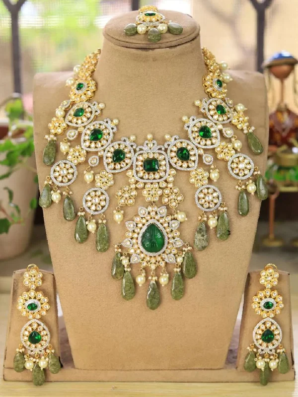 Bridal Heavy Royal Necklace set with Earrings