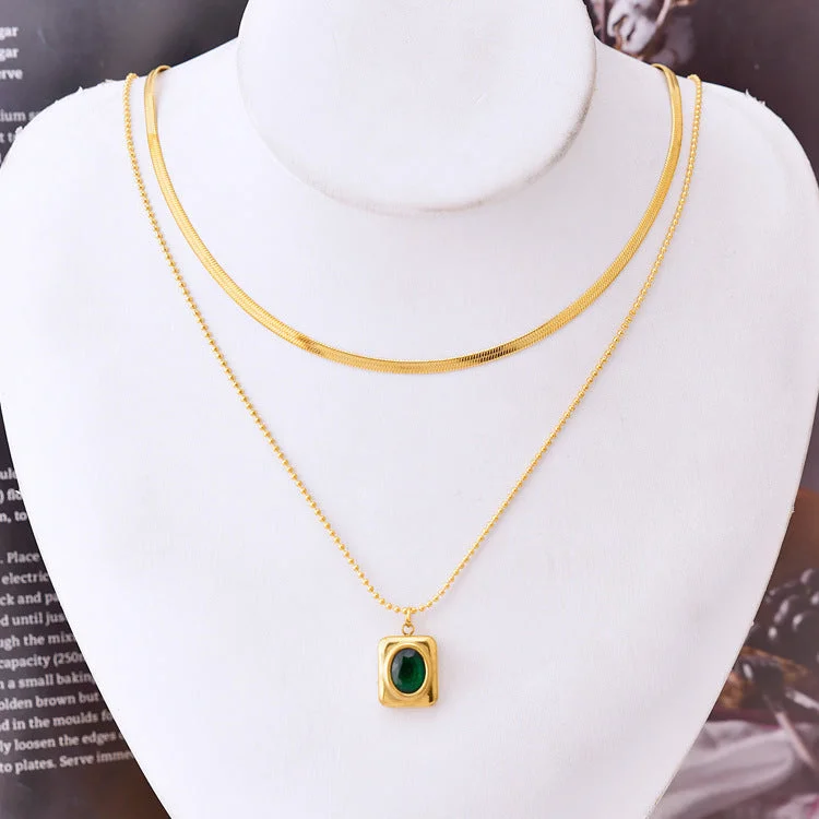 Double Layer Necklaces