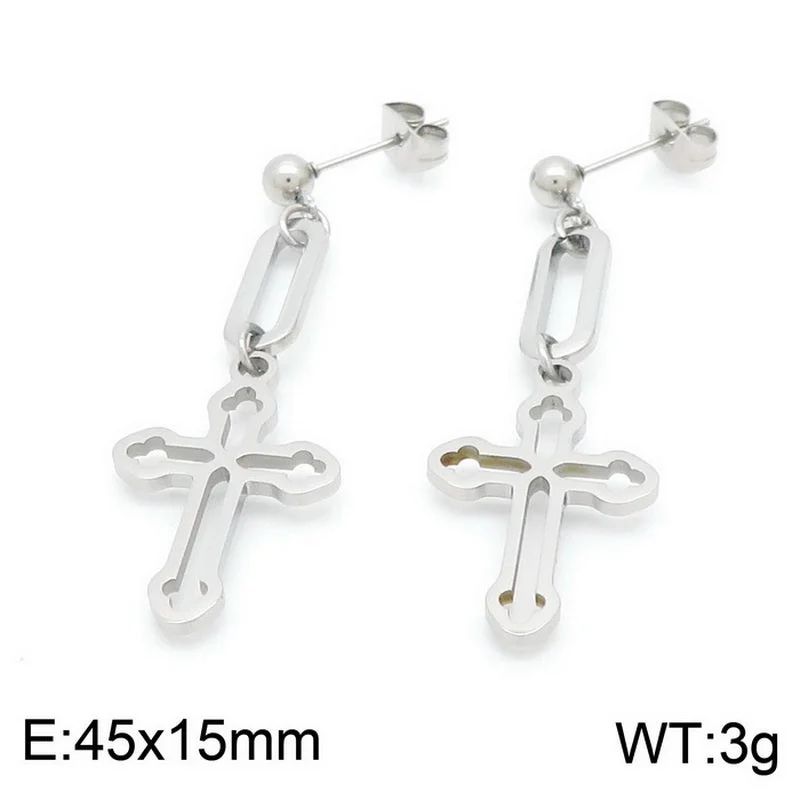 Steel Earrings KE99880-Z