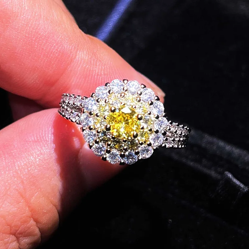 Yellow Diamond Ring [Adjustable Opening]]