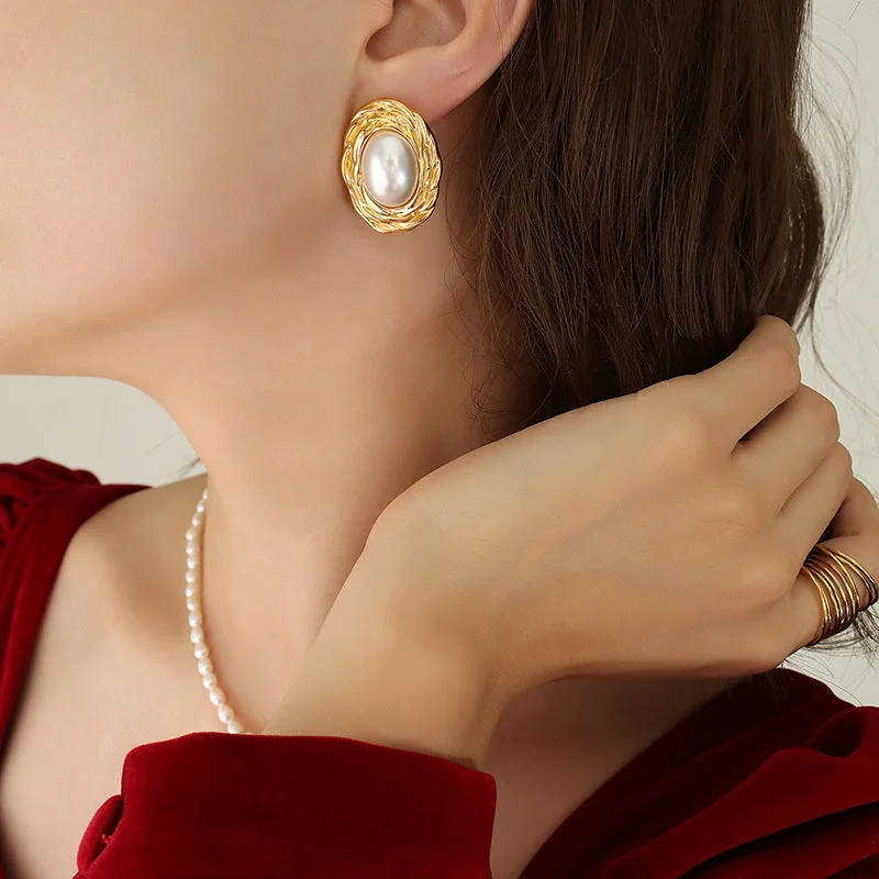 F236-Gold Earrings