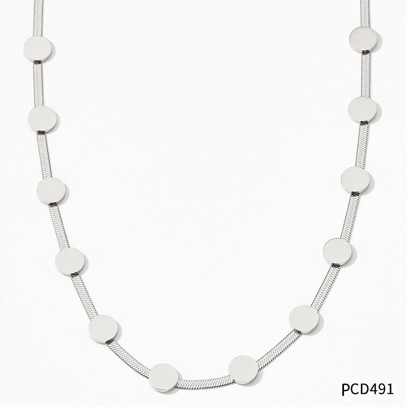 Pcd941 White Gold Color Necklace