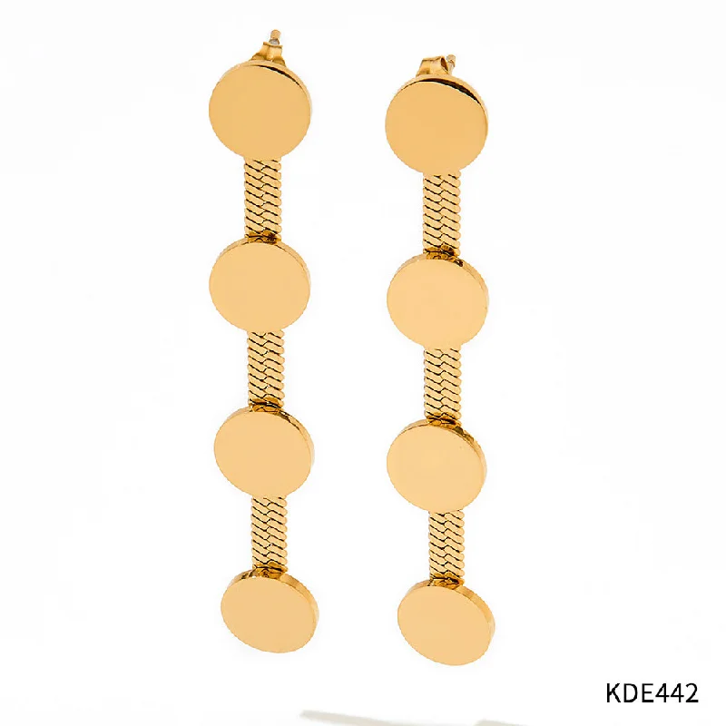 Kde442 Gold Earrings